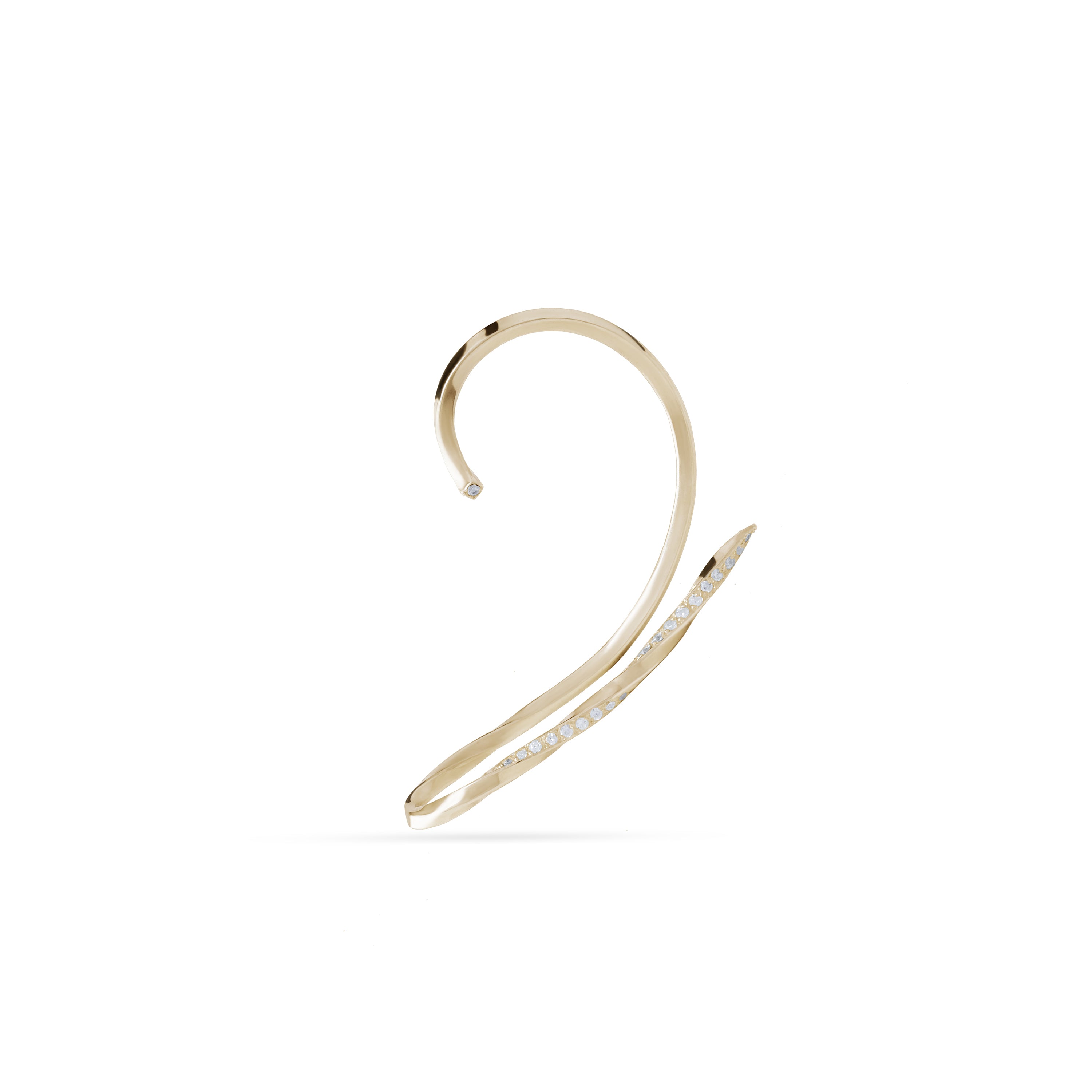 Brincos Ear Love Cuff Abrelina